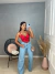 Body de renda chantily com alcinha - vermelho - buy online