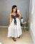 Saia midi 3 marias - off white on internet