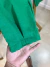 Calça jogger de linho - verde bandeira