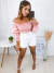 Imagem do Cropped lastex ciganinha - rosa bebê
