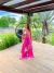 Vestido longo insp farm - rosa pink - Amor de Peça - Looks Femininos Estilosos, Loja de Roupa Feminina Online