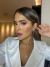 Image of Mini blazer alfaiataria acetinado - off white