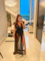 Vestido longo no tule com maiô - preto