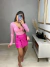 Body de renda manga longa - rosa barbie - Amor de Peça - Looks Femininos Estilosos, Loja de Roupa Feminina Online