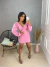 Vestido macaquinho manga princesa alfaiataria - rosa bebê