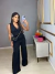 Conjunto calça alfaiataria e colete - preto