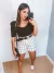 Bolsa mini bag croco trend - preto na internet