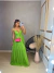 Vestido longo camadas no laise - verde - buy online