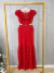 Vestido ciganinha em tricot premium - vermelho na internet