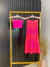 Saia midi folhas em tricot bordado - salmão - online store