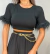 Blusa plumas - preto