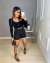 Short alfaiataria inspiração Zara - preto - buy online
