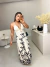 Vestido sea midi no linho - bege