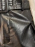 Image of Short de couro inspiração zara- cós alto preto
