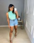 Short jeans mom com cinto - buy online