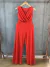 Macacão longo pantalona - vermelho - Amor de Peça - Looks Femininos Estilosos, Loja de Roupa Feminina Online