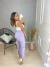 Conjunto calça jogger e cropped nula manga - lilás - loja online