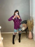 Blazer alfaiataria alongado - roxo - loja online