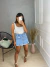 Cropped ponto crochê decote quadrado - branco - buy online