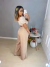 Cropped corset - champagne - loja online