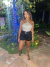 Cropped crochê frente única - preto e branco - loja online