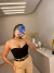 Top cropped tomara que caia no tricot premium - preto - online store