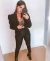 Blazer tricot modal - preto