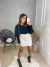 Image of Blusa manga puff tricot over - preto