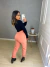 Image of Calça alfaiataria inspiração zara - salmão rosado G