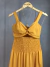 Imagem do Conjunto cropped e saia midi mostarda
