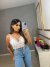 Cropped de renda luxo - branco
