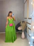 Vestido longo camadas no laise - verde - buy online