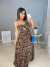 Vestido longo camadas - onça on internet