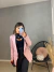 Blazer alfaiataria alongado - rosa nude - comprar online