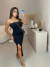 Vestido tomara que caia com fenda - preto - Amor de Peça - Looks Femininos Estilosos, Loja de Roupa Feminina Online