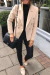 Blazer alfaiataria alongado - rosa nude - comprar online