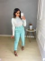 Calça alfaiataria inspiração zara - verde água - Amor de Peça - Looks Femininos Estilosos, Loja de Roupa Feminina Online