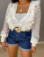 Casaquinho tricot com regata - branco