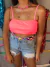 Short jeans claro - desfiado - loja online