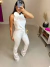 Blusa em alfaiataria com aplicação de flor - branco - Amor de Peça - Looks Femininos Estilosos, Loja de Roupa Feminina Online