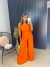 Macacão pantalona com costa nua - laranja - Amor de Peça - Looks Femininos Estilosos, Loja de Roupa Feminina Online