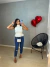 Blusa regata com plumas - branco