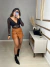 Short saia em couro com ilhós - marrom - Amor de Peça - Looks Femininos Estilosos, Loja de Roupa Feminina Online