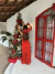 Image of Vestido tomara que caia no tricot laise - vermelho
