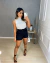 Short alfaiataria inspiração Zara - preto