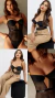 Body sex glam - preto "telinha com Nude" - comprar online