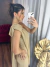 Vestido longo aplicação laço lateral - tricot premium lurex dourado - online store