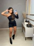 Short alfaiataria com cinto - preto - buy online