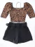 Cropped tricot modal - animal print