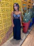 Cropped de renda preto com nude